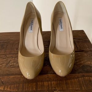 Size 8 LK Bennett Pumps in taupe